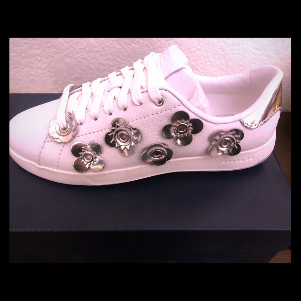 Cole Han GrandPro Tennis Size 5.5 Womens Optic Wht